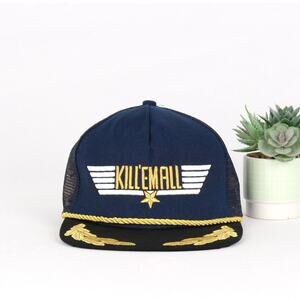 Reason Kill ’Em All Trucker Hat Snapback – Navy